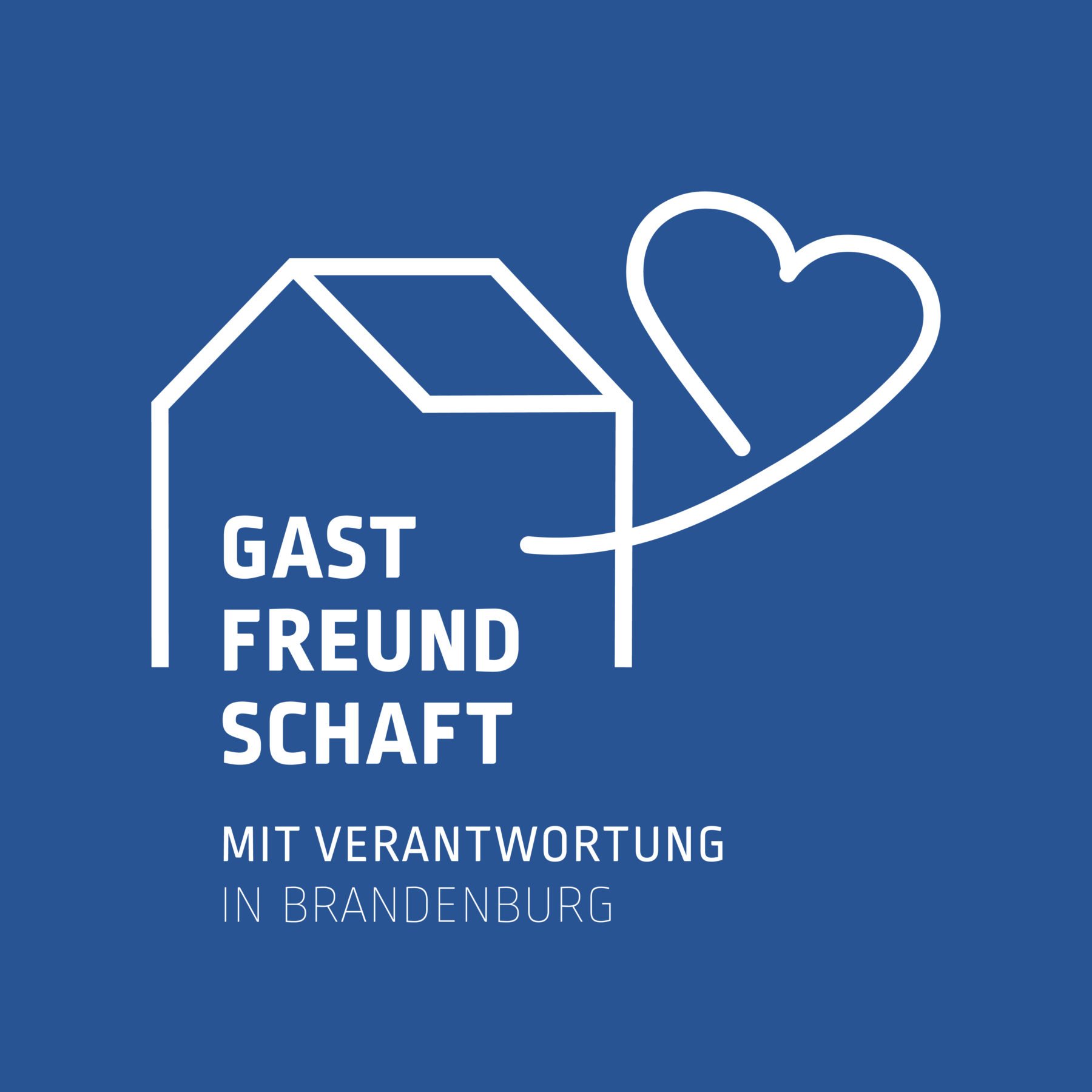 Garfisches Wort-Bild-Marke zur Gastfreundschaft in Brandenburg