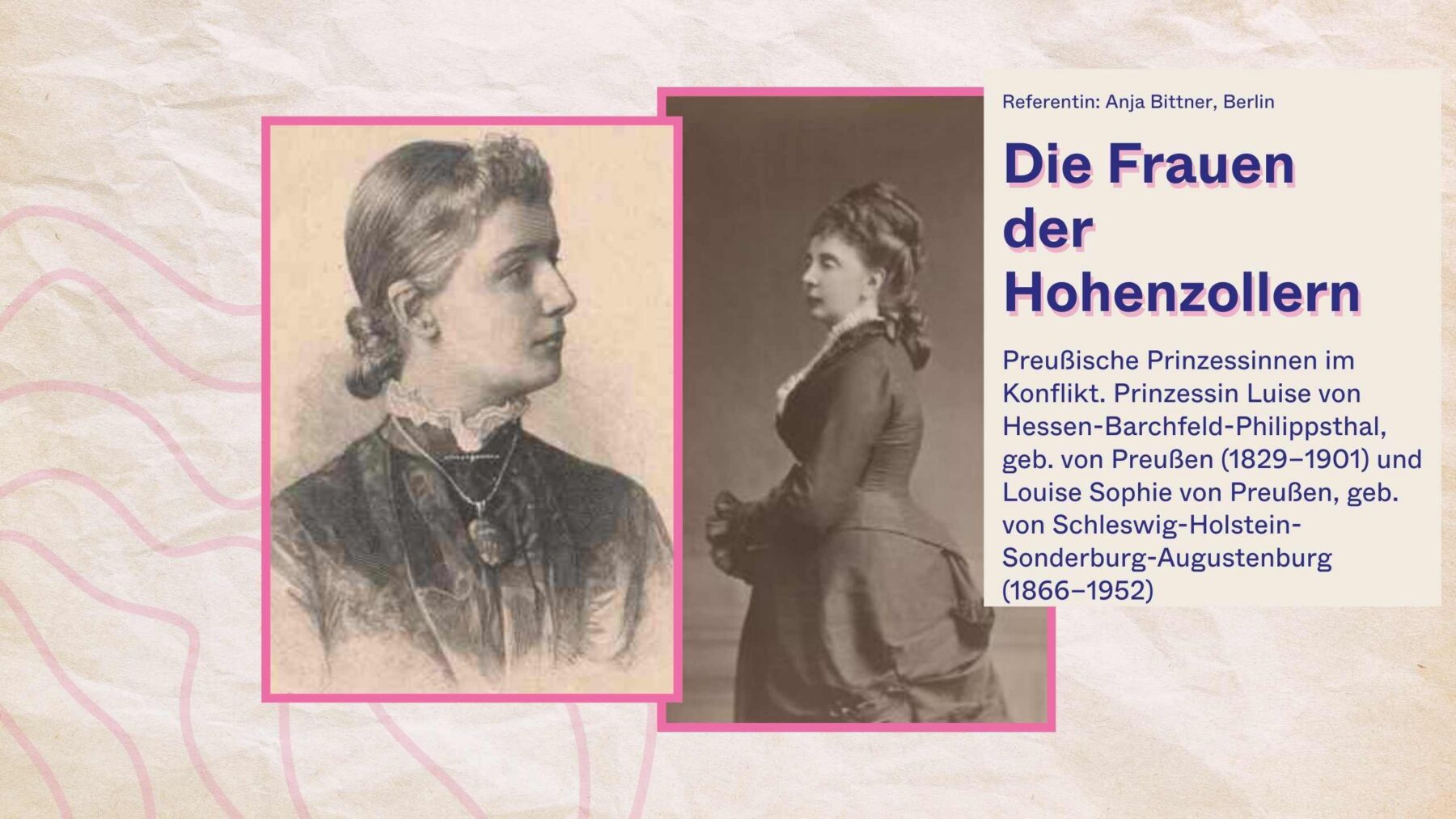 Preußische Prinzessinnen im Konflikt. Prinzessin Luise von Hessen-Barchfeld-Philippsthal, geb. von Preußen (1829–1901) und Louise Sophie von Preußen, geb. von Schleswig-Holstein-Sonderburg-Augustenburg (1866–1952)