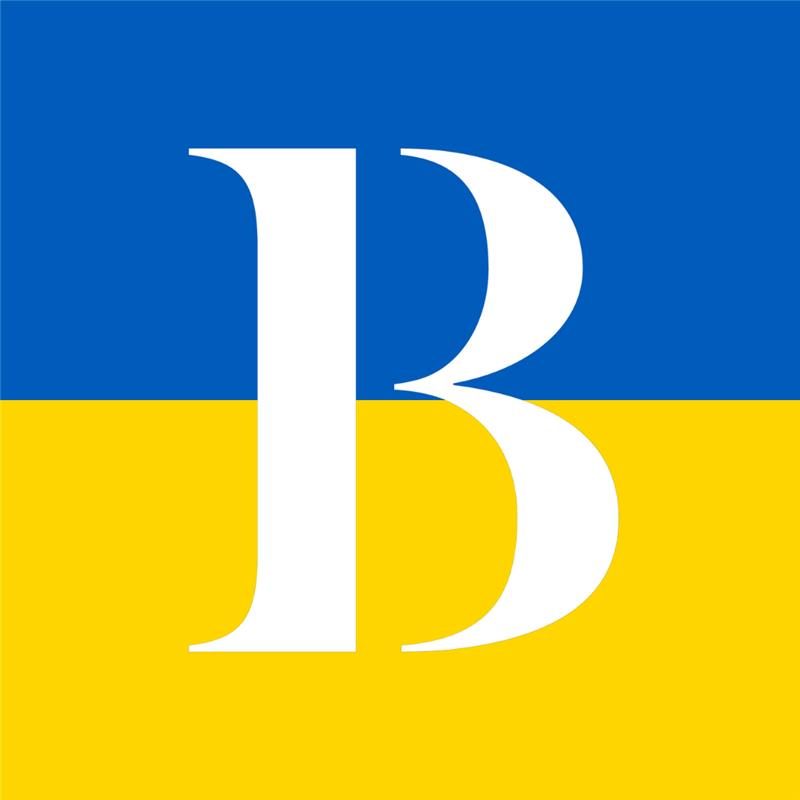 Logo Brandenburgische Gesellschaft für Kultur und Geschichte in den Farben der Ukraine