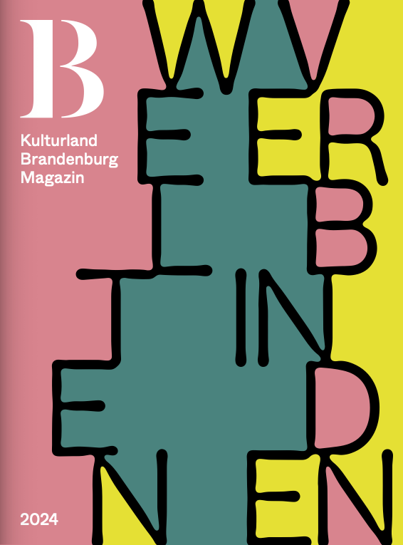 Cover des Kulturland Brandenburg Magazins 2024