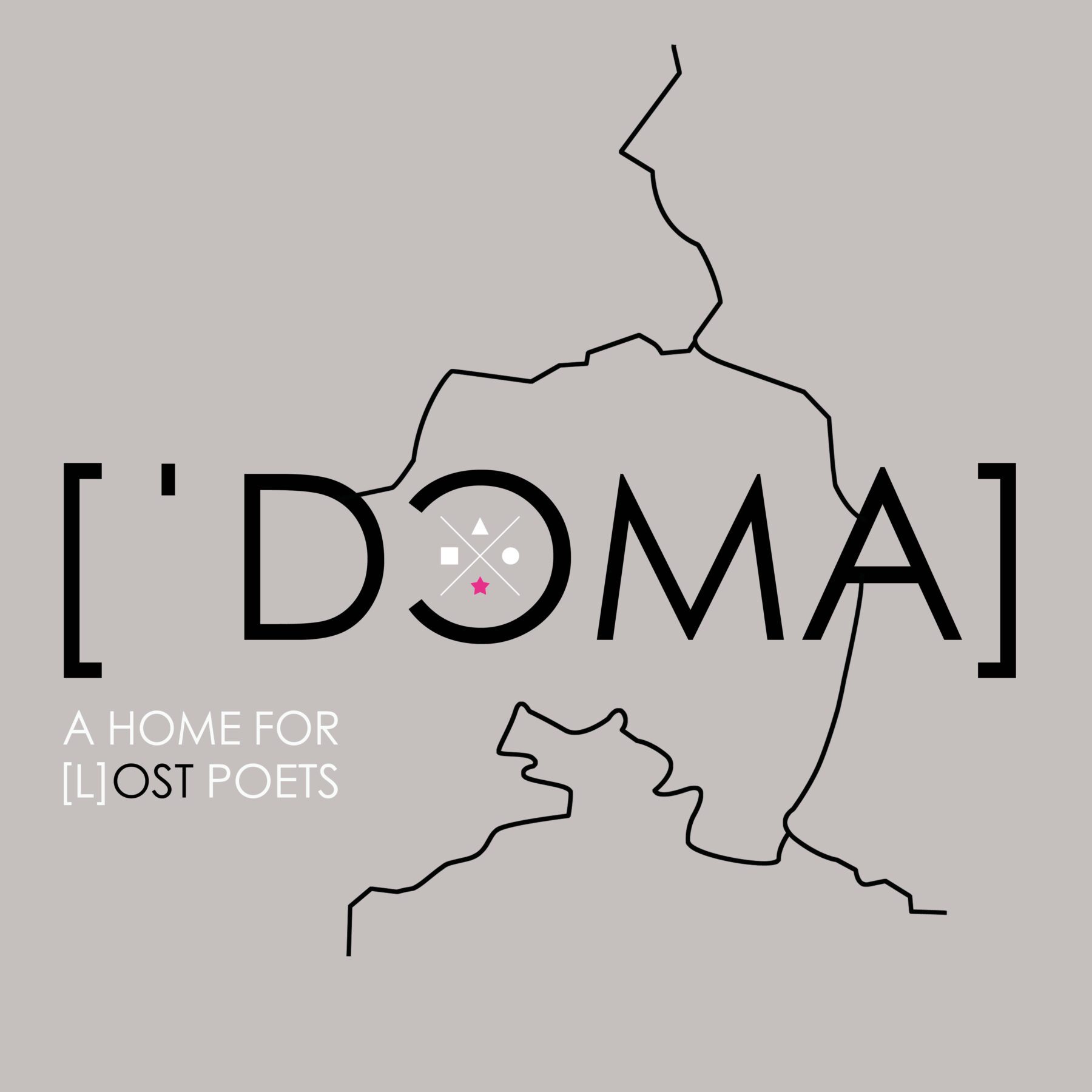 Logo des Projektes "DOMA - A Home for (L)ost Poets"