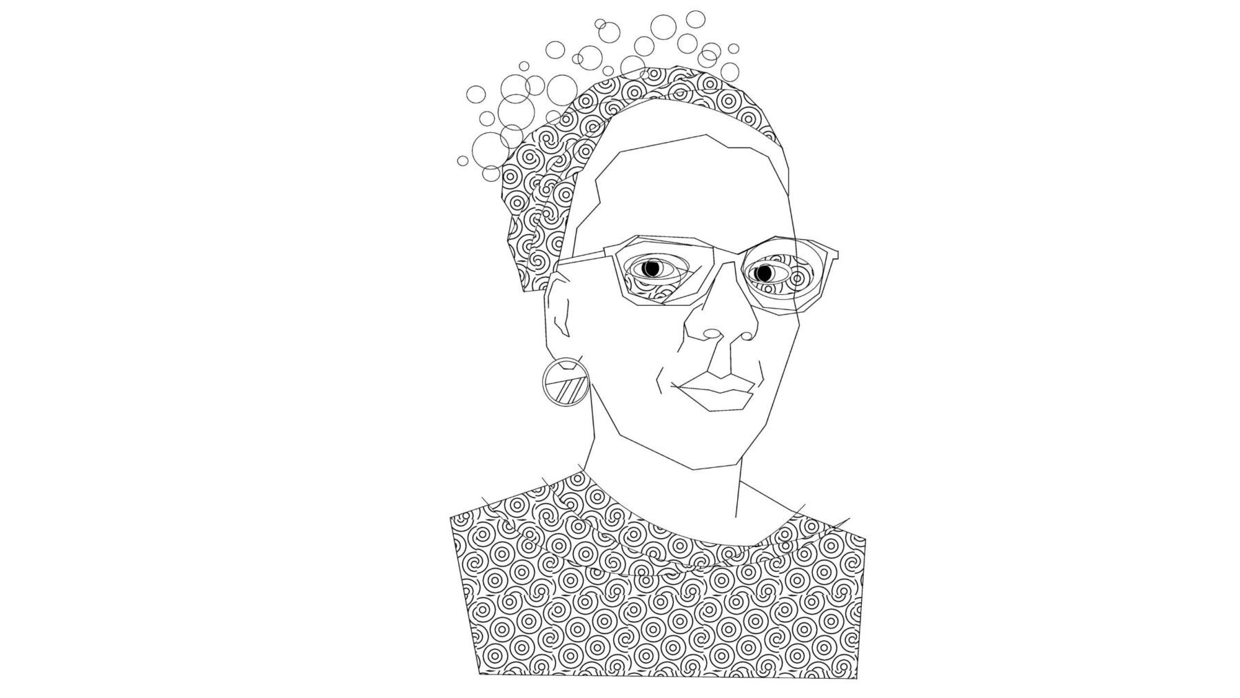 Illustration Portrait Patricia Vester